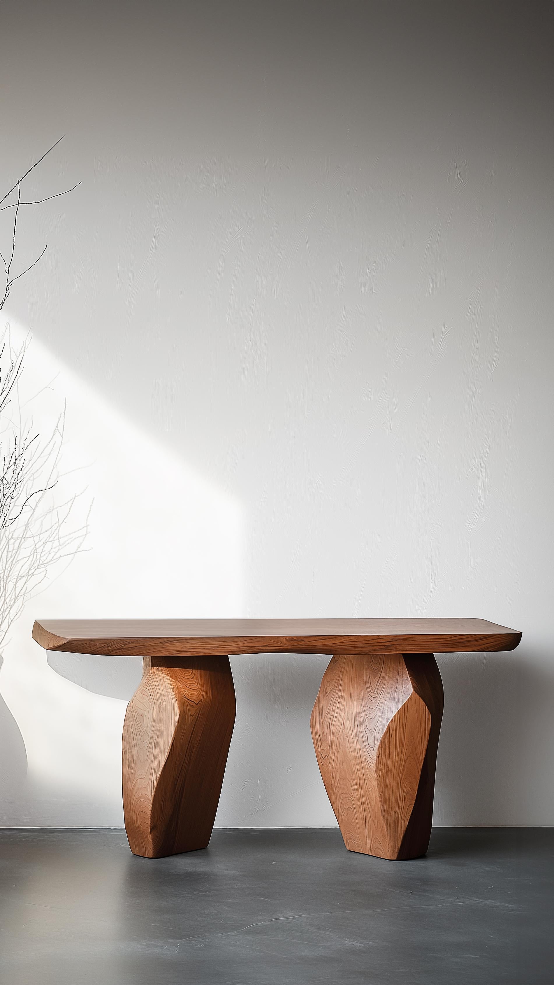 Mesa auxiliar Solace nº 34 - Patas inspiradas en guijarros, diseño de Joel Escalona Brutalista en venta