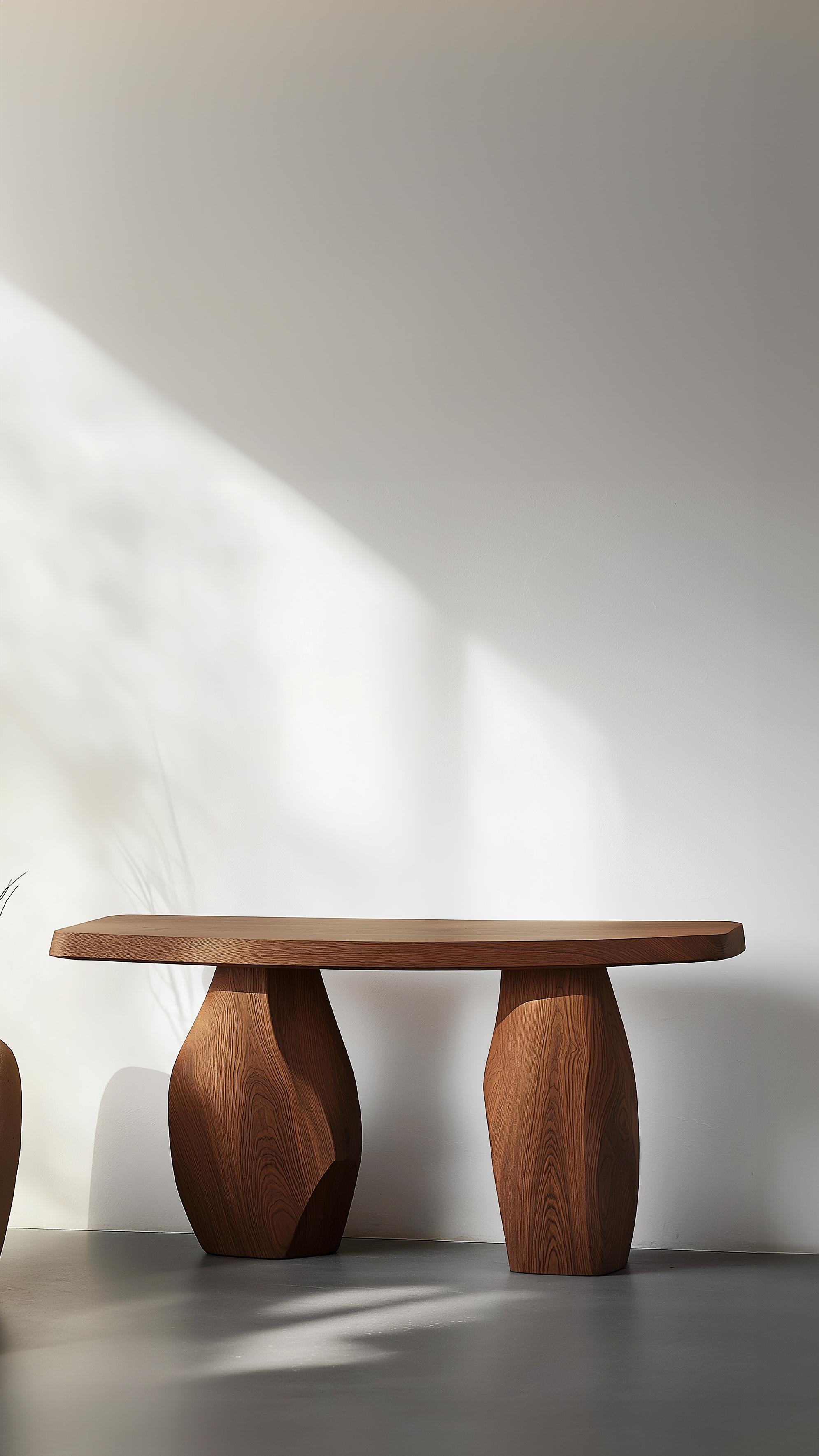 Mesa mural Solace No36 - Madera maciza abstracta, diseño de Joel Escalona Brutalista en venta