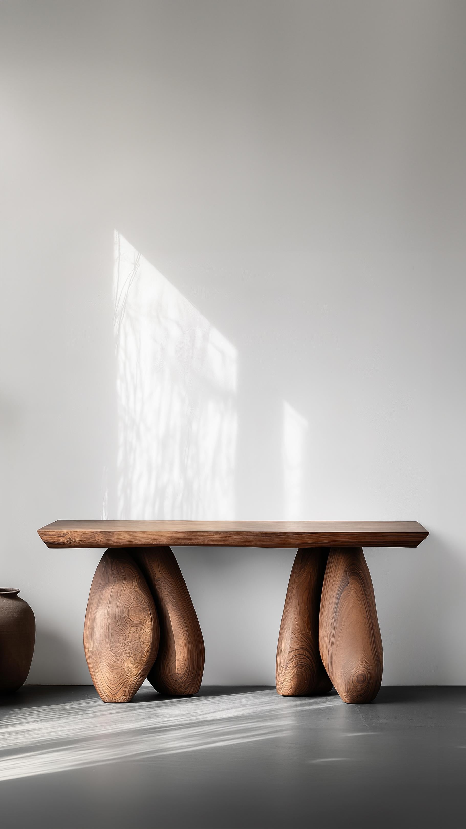 Mesa de Entrada Solace No41 - Volumen abstracto y ligereza, por NONO Brutalista en venta