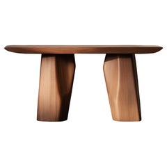 Solace No43 Accent Table – Rhythmic Shape in Solid Wood, by NONO