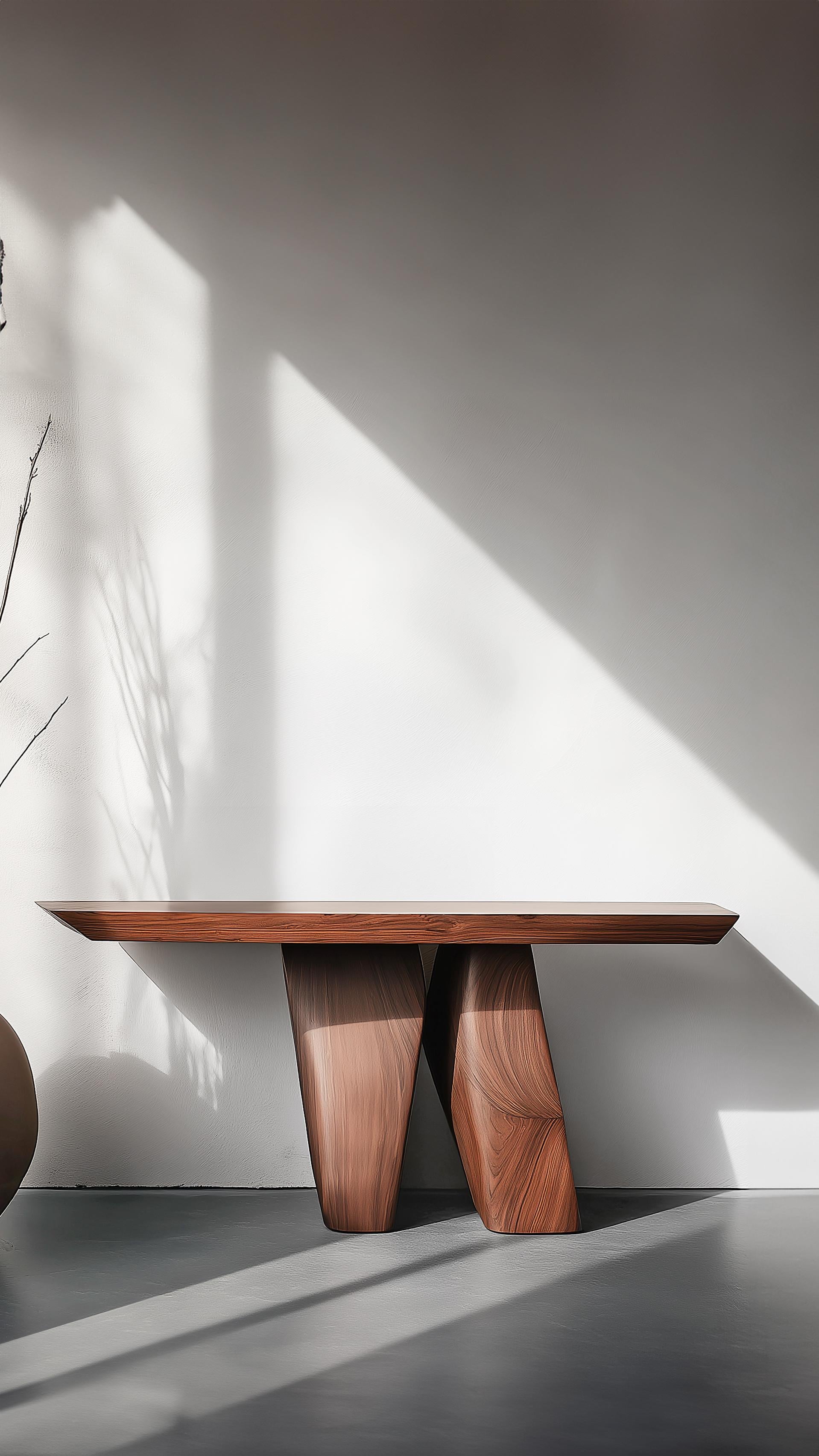 Mexican Solace No44 Console Table – Bold Contours, Sculptural Design by Joel Escalona For Sale