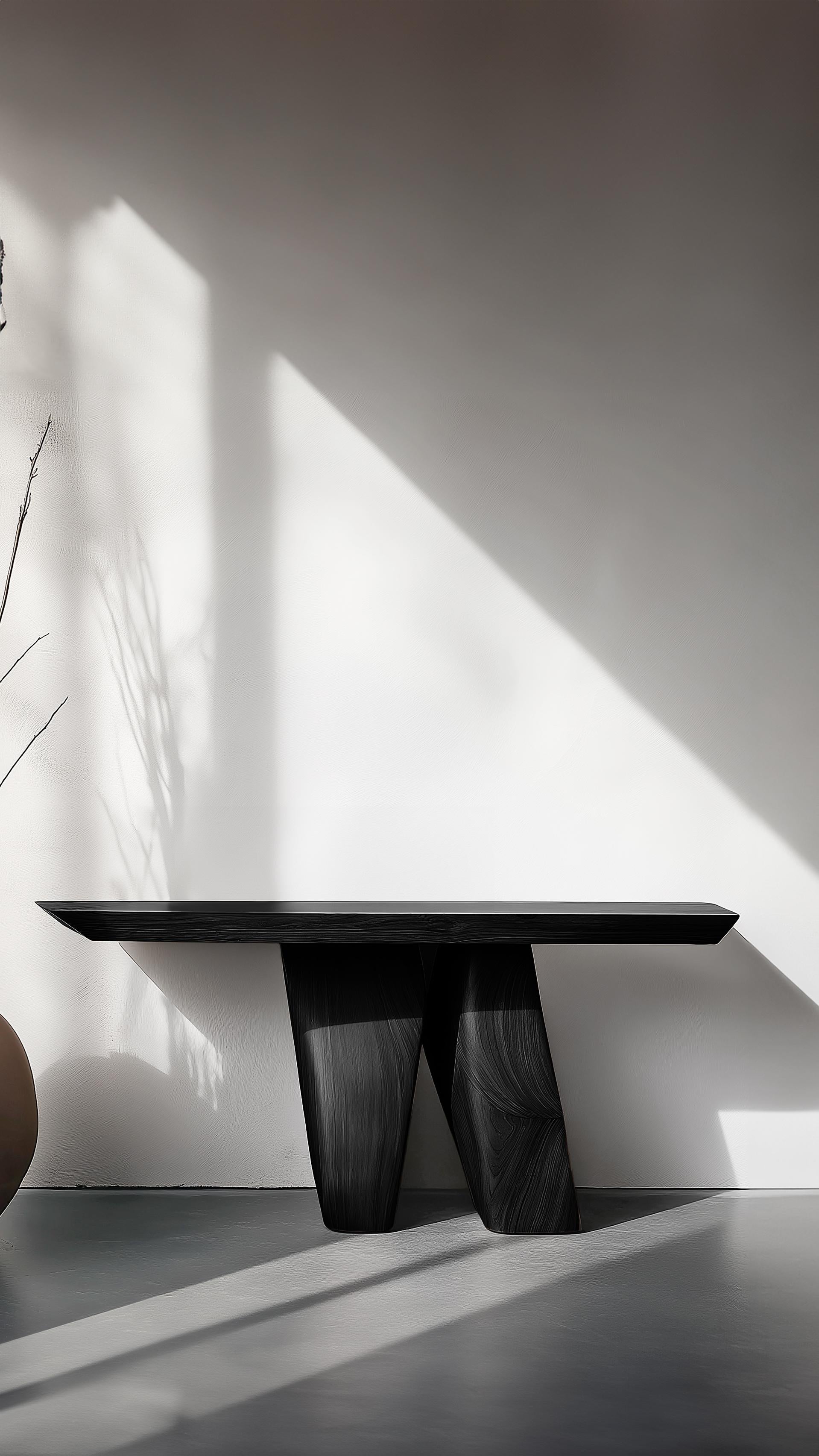 Contemporary Solace No44 Console Table – Bold Contours, Sculptural Design by Joel Escalona For Sale
