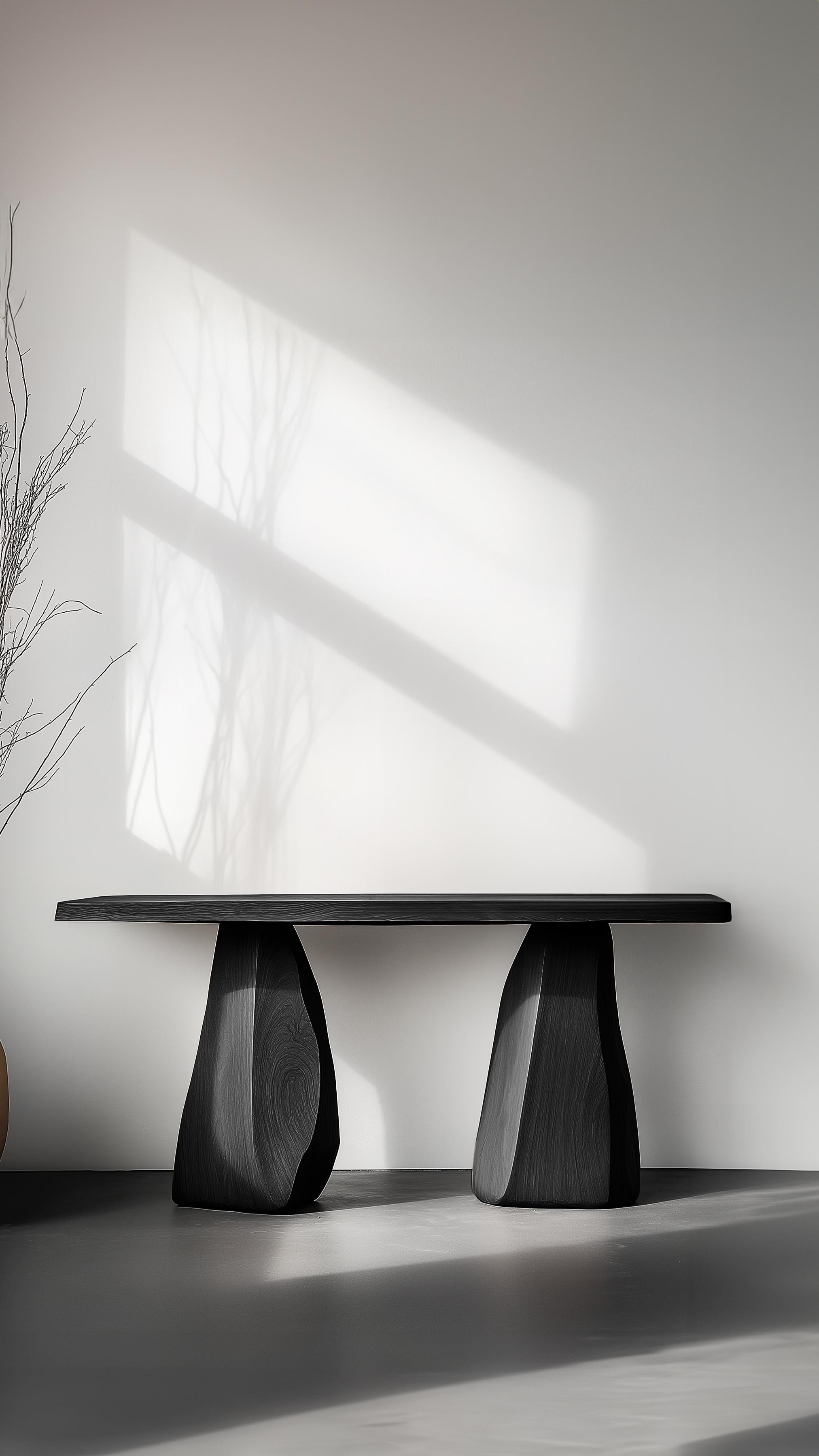 Mesa de recibidor Solace No45 - Silueta fluida en madera maciza, by NONO Siglo XXI y contemporáneo en venta
