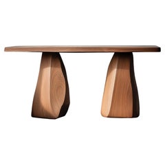 Solace No45 Foyer Table – Fluid Silhouette in Solid Wood, by NONO