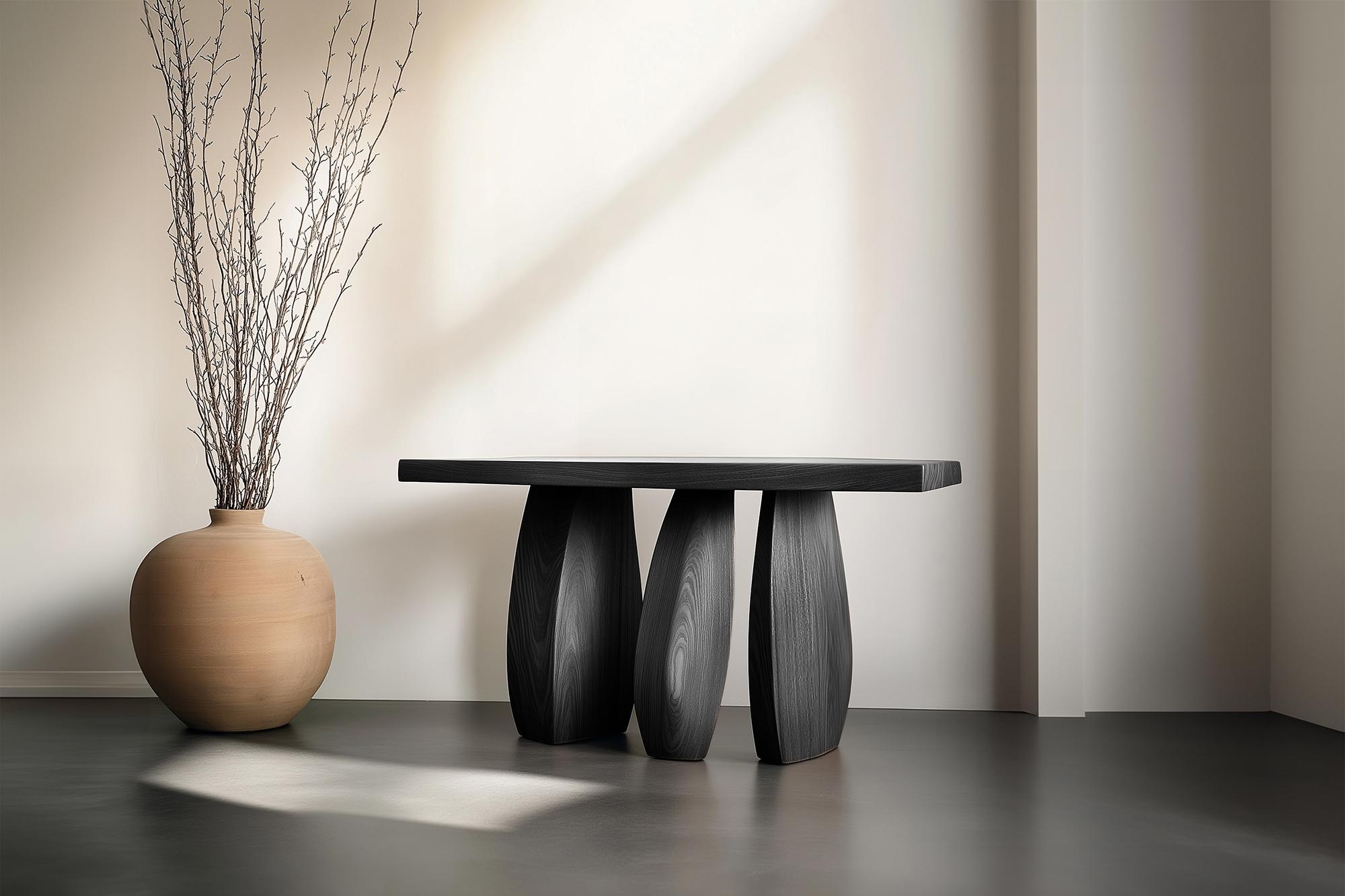 Mesa consola Solace No5 - Patas de madera tipo guijarro, by NONO en Nuevo estado para la venta en Ciudad de México, CDMX