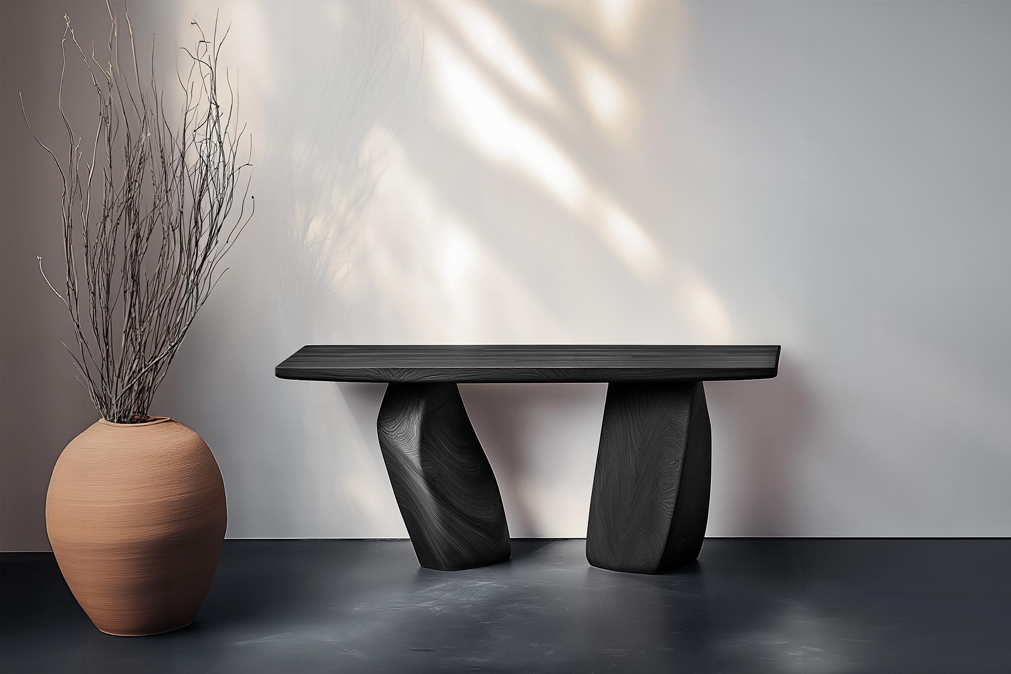 Mesa de recibidor Solace No6 - Base escultórica de madera tallada, by NONO en Nuevo estado para la venta en Ciudad de México, CDMX