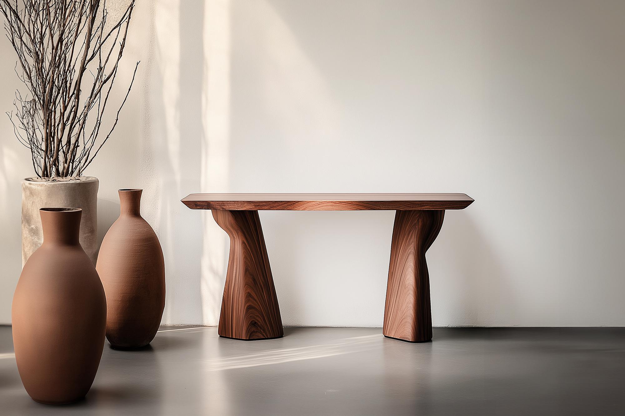 Solace No7 Narrow Table – Balanced Irregular Form, Design by Joel Escalona
—————————————————————
Solace Console Table Series
 Design by Joel Escalona
The Solace console table series, designed by Joel Escalona, embodies a quiet sense of balance and