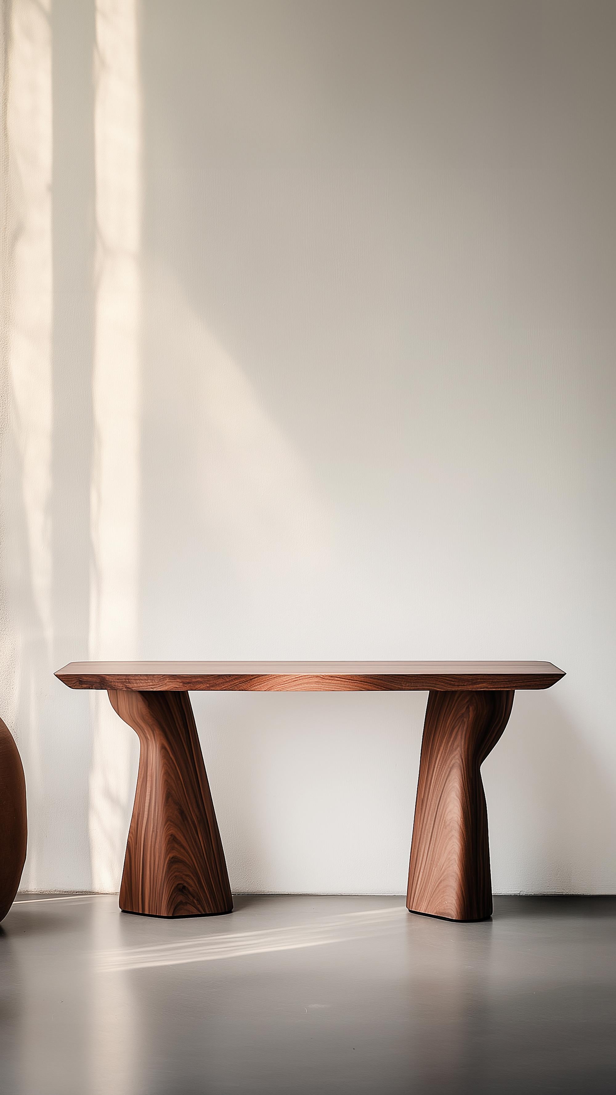 Brutalist Solace No7 Narrow Table – Balanced Irregular Form, Design by Joel Escalona For Sale