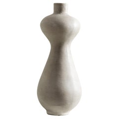 Solace Tall Vase, Handmade Organic Shape in Gray