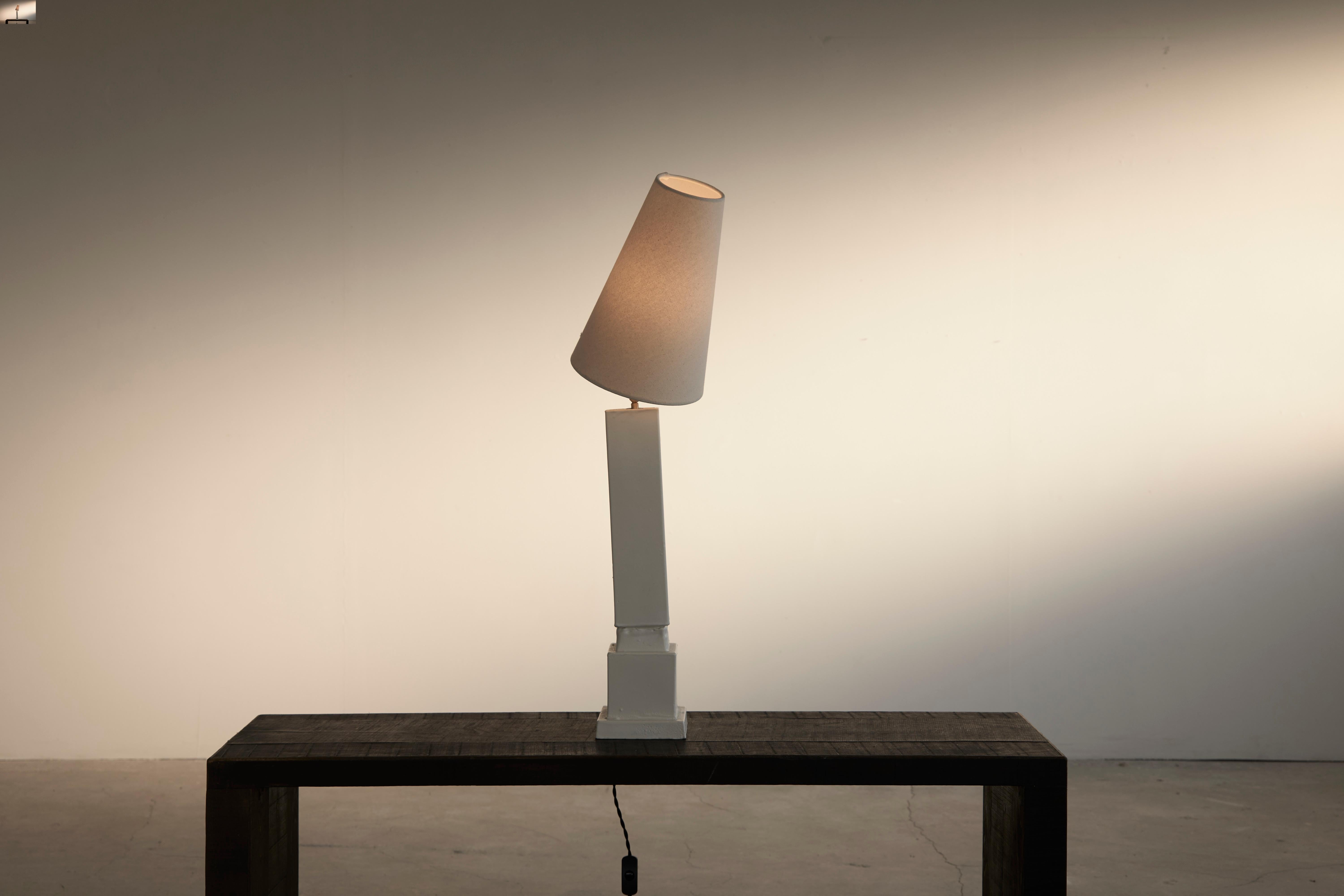 Solagna and Crespano Table Lamp by Jenna Basso Pietrobon
Dimensions: W 13 x D 13 x H 90 cm
Materials: Ceramic.


Jenna Basso Pietrobon, born in 1986, is an artist whose work delves into societal issues through the lens of her personal experiences.