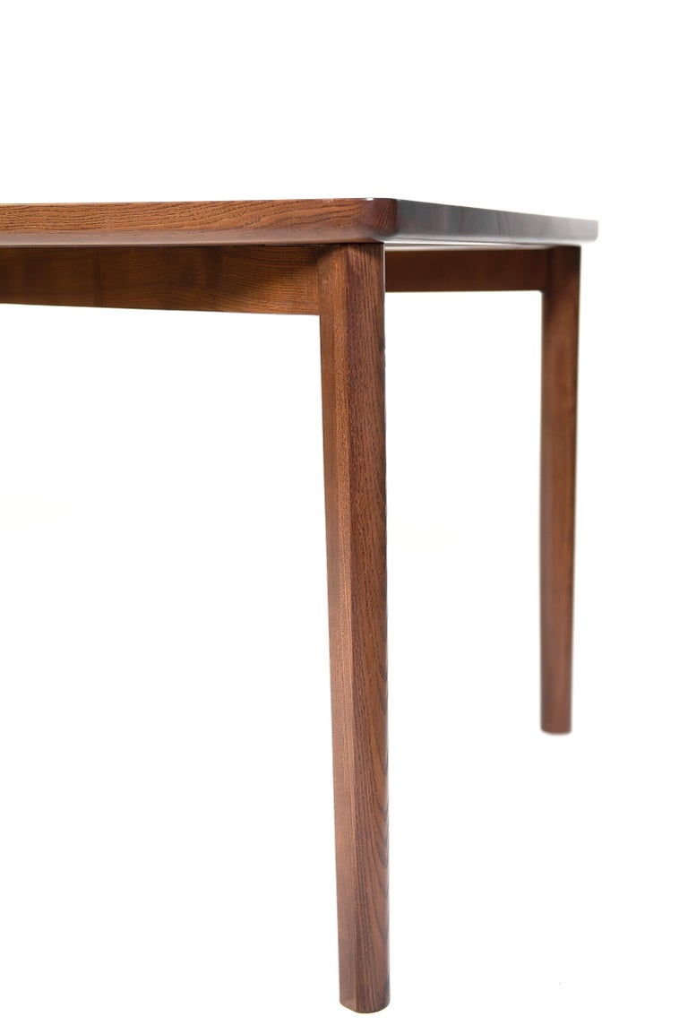 Solana Dark Brown Solid Wood Dining Table For Sale at 1stDibs