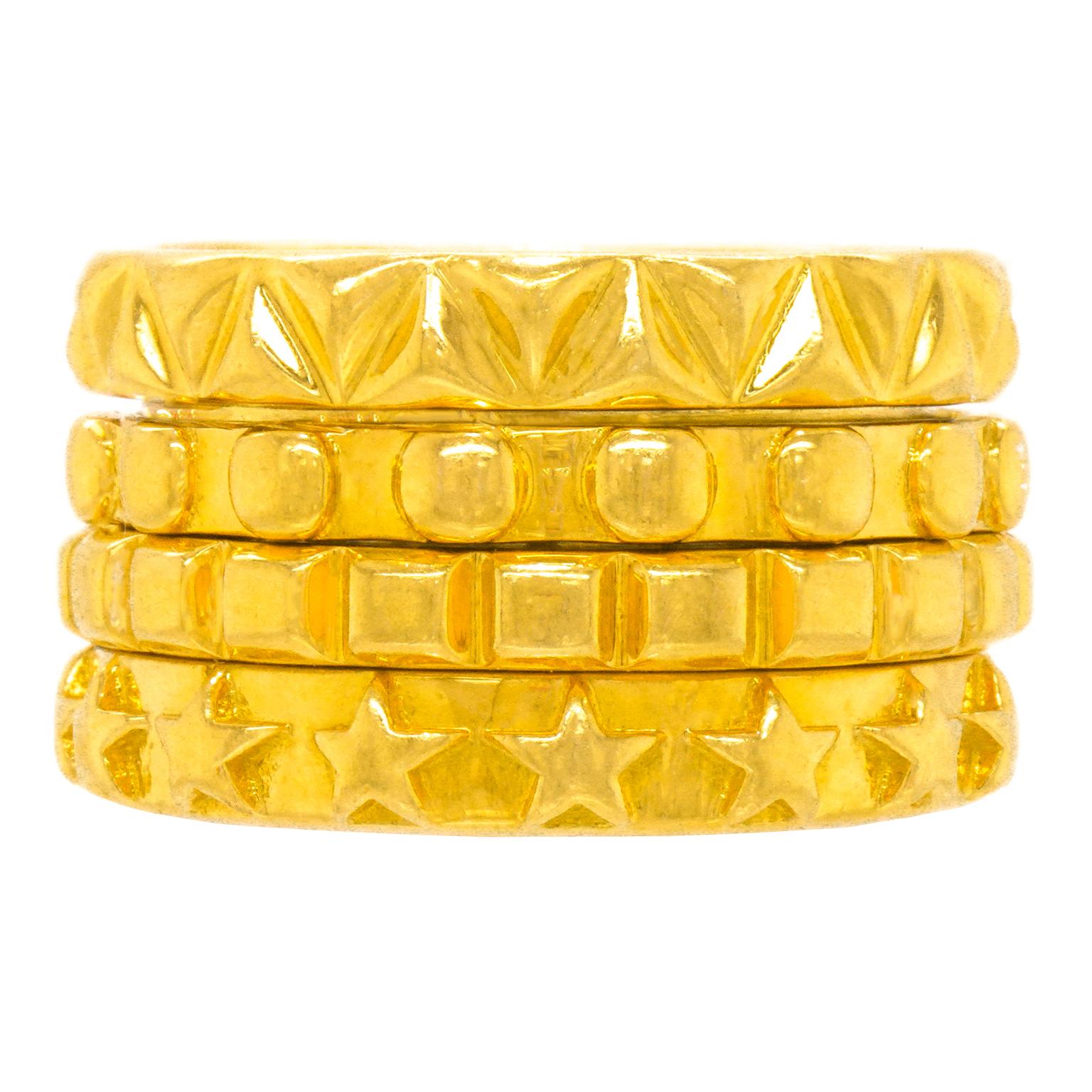 Buy Honbon American Diamond Golden Plated Sleek Bangles for Women And Girls  Office Kade (Pack of 2) at Amazon.in