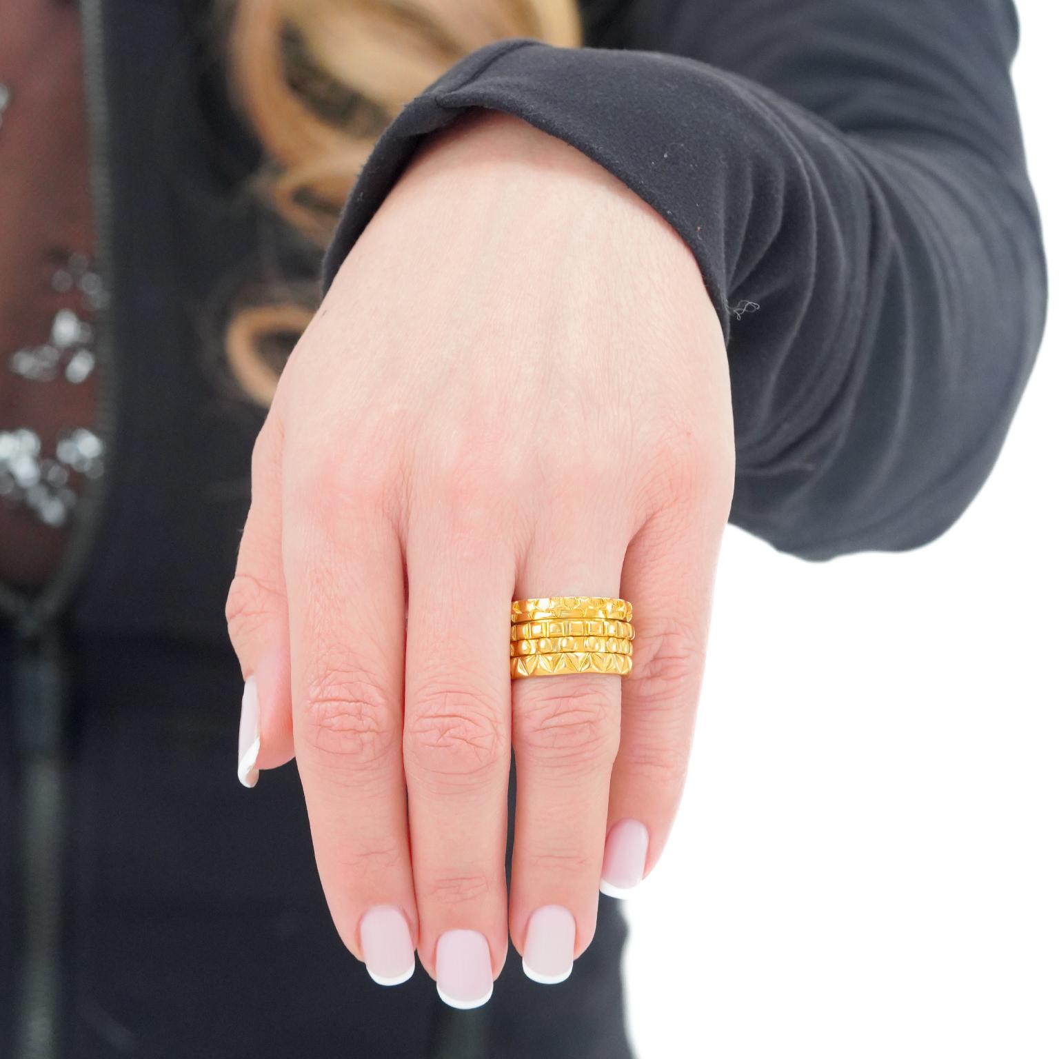 Buy Real Gold Plated Gold Z 2 Bobble Ring Online - Accessorize India