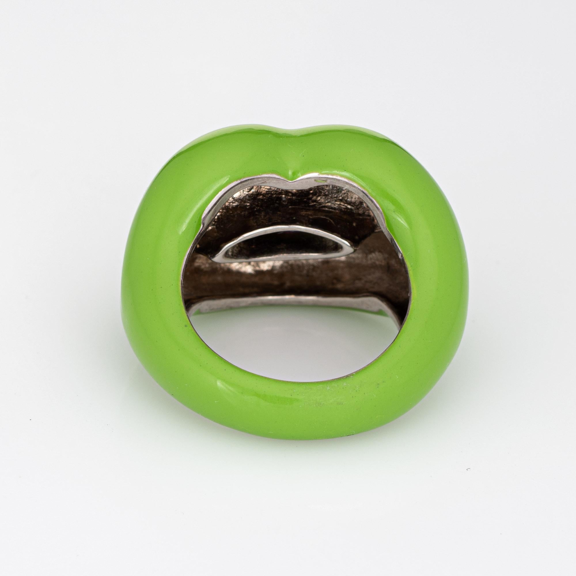silver lips ring