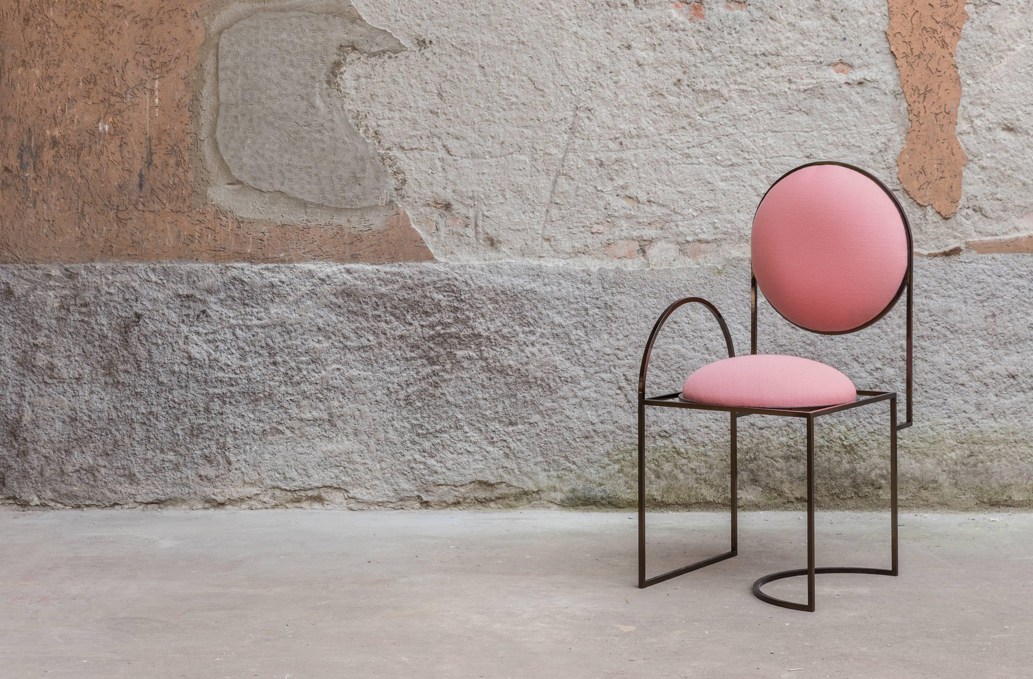 Modern Solar Chair in Pink by Lara Bohinc