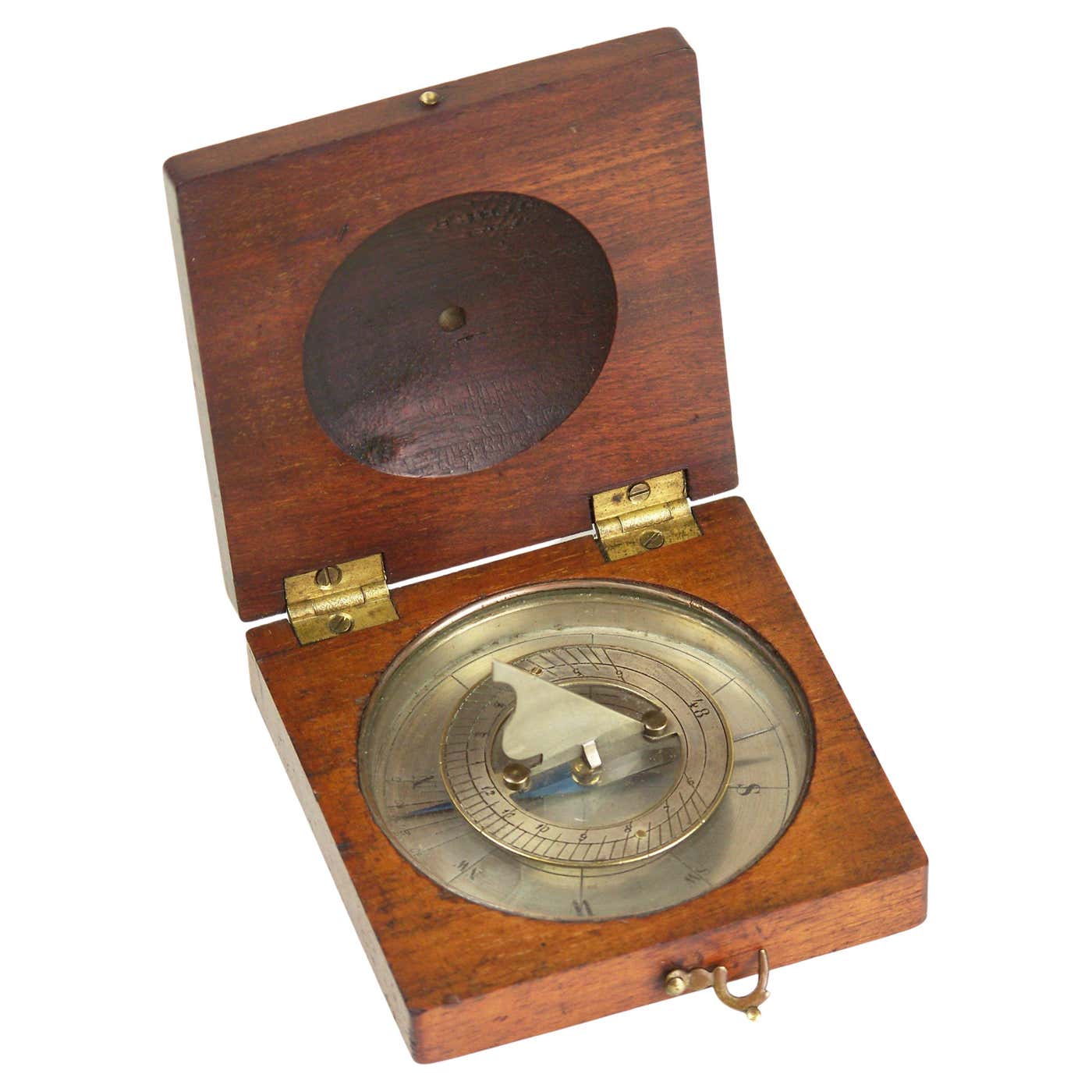 Solar Compass Clock, 1. Half of the 19th Century at 1stDibs | who ...