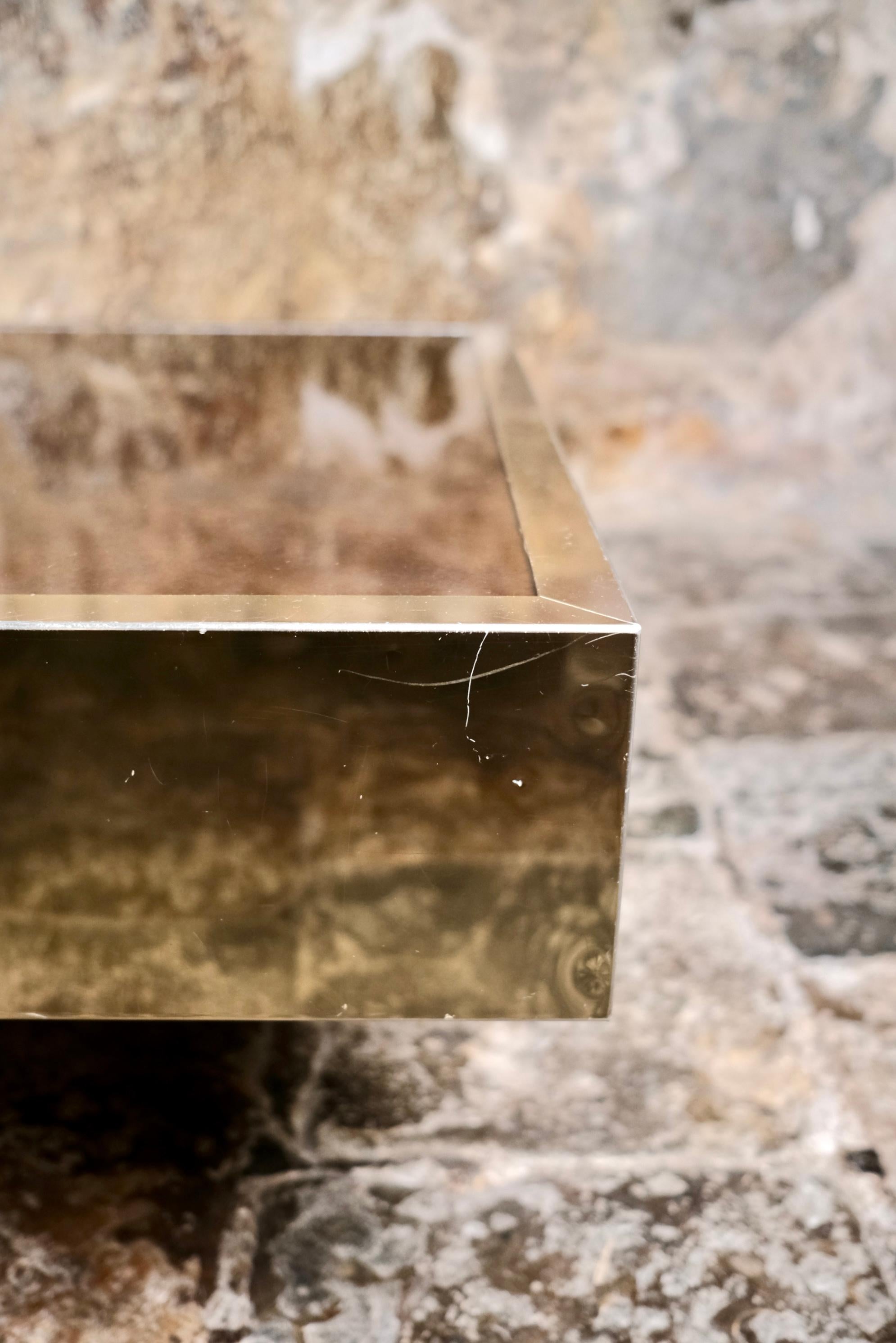 Mesa de centro con barra solar de Cidue, made in Italy, años 70 en venta 10
