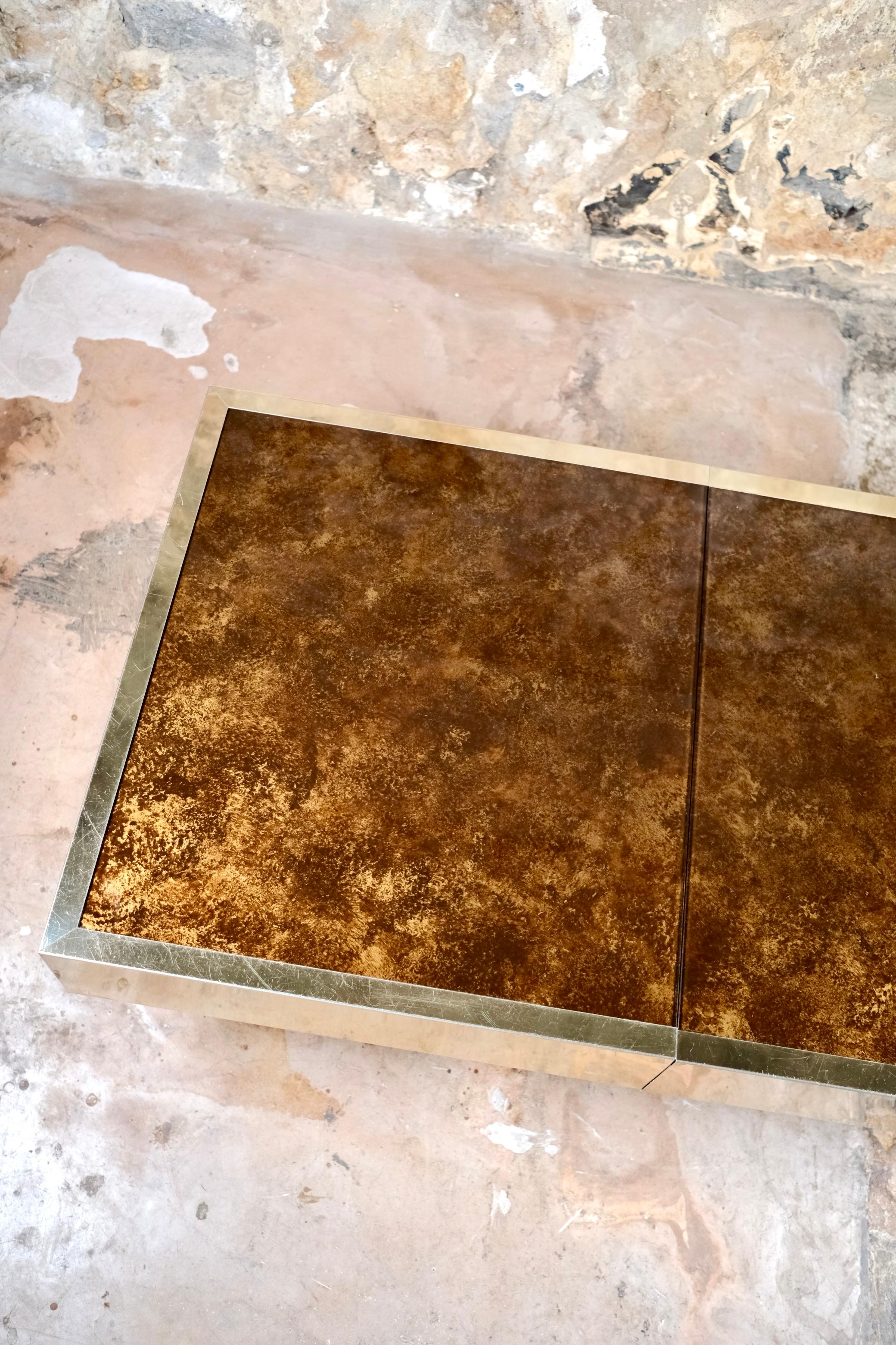 Mesa de centro con barra solar de Cidue, made in Italy, años 70 en venta 1
