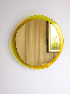 Solar Medium Hand-Sculpted Mirror, Laurene Guarneri