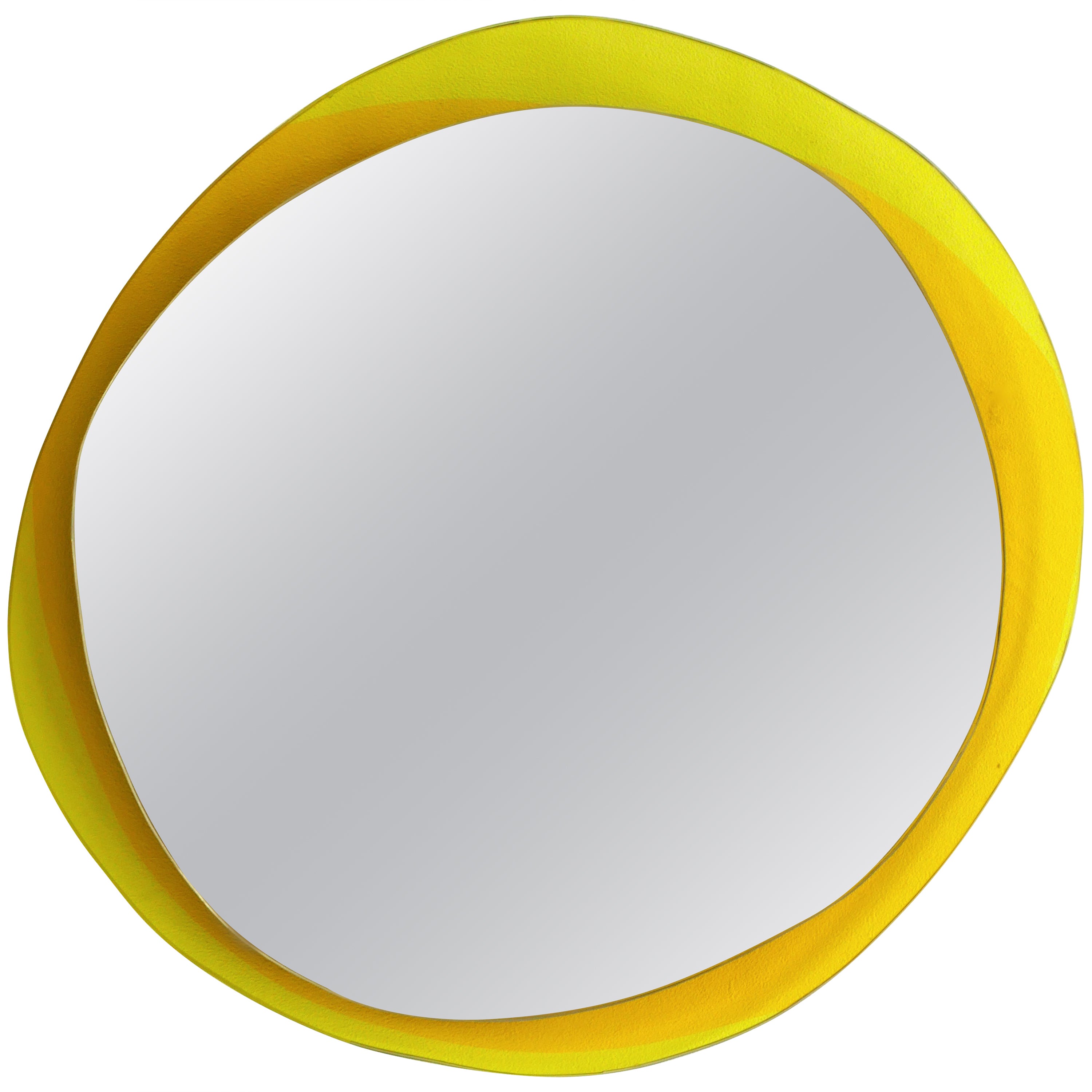 Solar Medium Hand-Sculpted Mirror, Laurene Guarneri For Sale