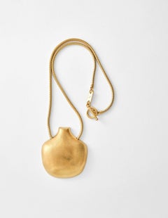 Collana con ciondolo a forma di sole in oro vermeil di Aur Studio
