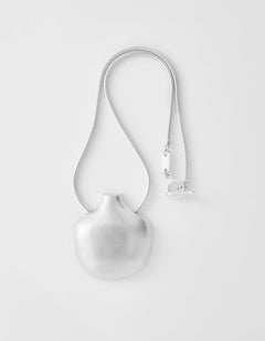 Solar Pendant Necklace in Silver by Aur Studio