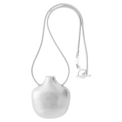 Solar Pendant Necklace in Silver by Aur Studio