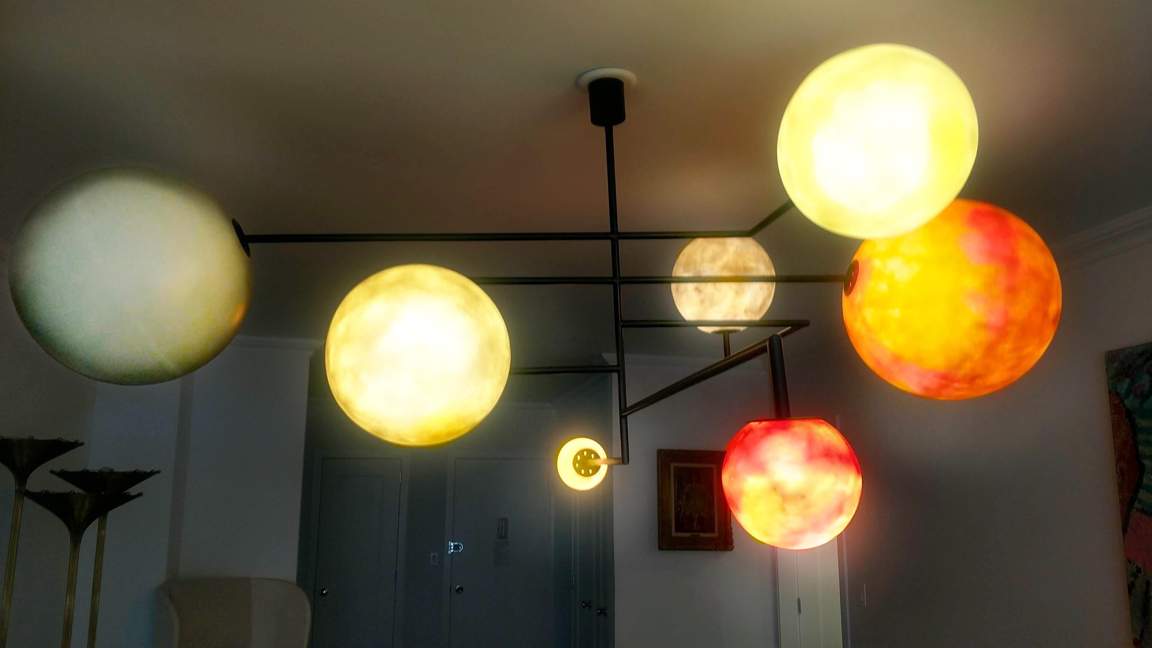 solar system chandelier