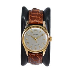 Solar Yellow Gold Filled New Old Stock Swiss Made, circa 1950's