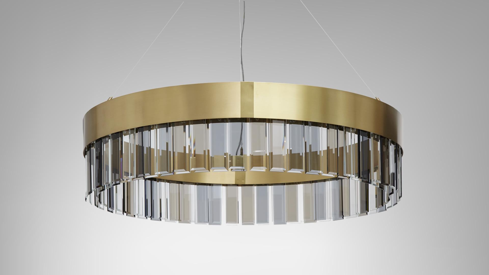Moderne Lampe à suspension Solaris 1100 de CTO Lighting en vente