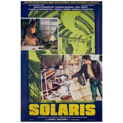 "Solaris" 1974 Italian Double Fotobusta Film Poster