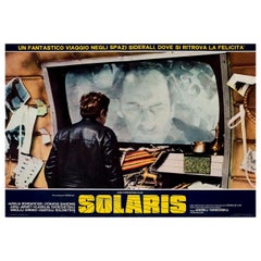"Solaris" 1974 Italian Fotobusta Film Poster