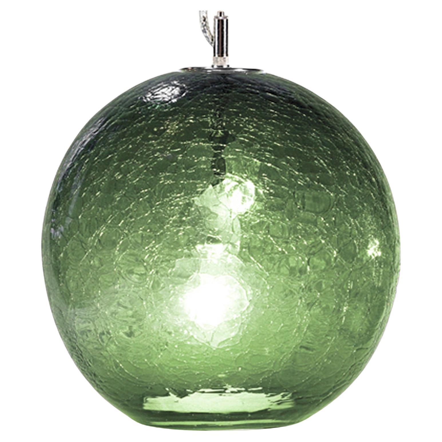 Solaris Pendant in Emerald from the Boa Lighting Collection For Sale