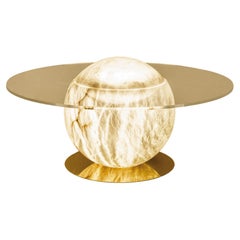 Solaris Small Floor Lamp by United Alabaster