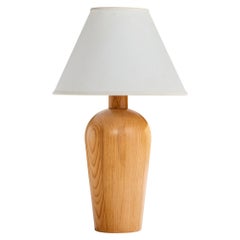Solbackens Svarveri, Table Lamp, Pine, Sweden, 1980s