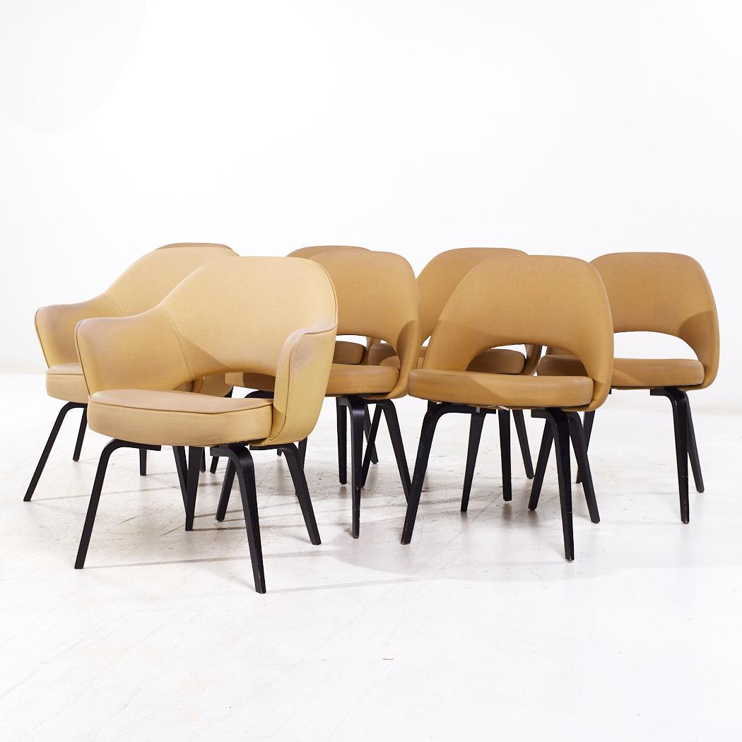Mid-Century Modern SOLD 06/11/25Eero Saarinen for Knoll Bentwood Executive Dining Chairs - Set of 8 For Sale