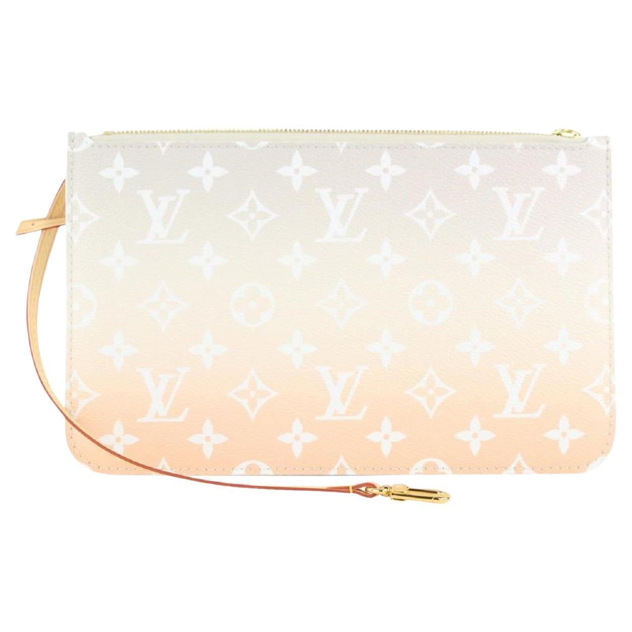 Louis Vuitton Taurillon Utility Side Bag Monogram Powder White Sling Bag 861459