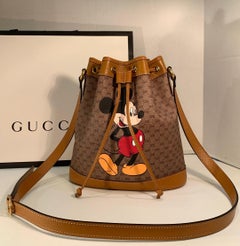 SOLD OUT Gucci Mickey Mouse Year of the Rat Bucket Bag Purse
