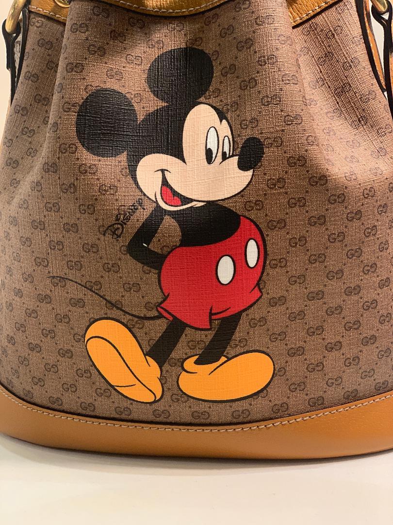 gucci mickey mouse bucket bag