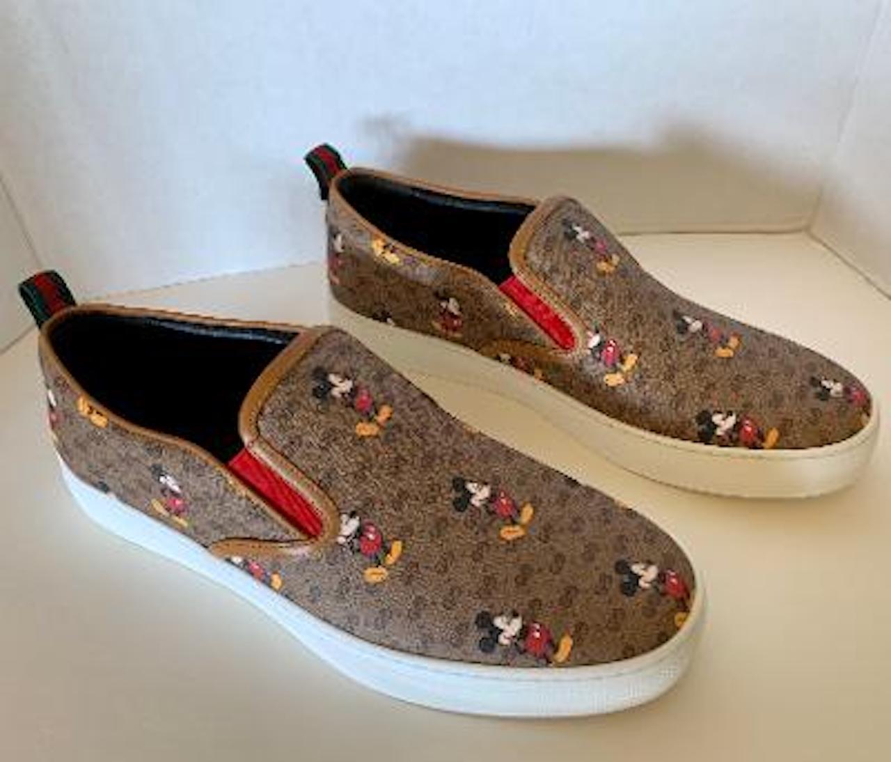 mickey mouse gucci shoes