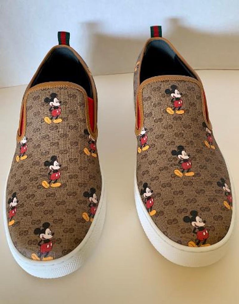 SOLD OUT Gucci Mickey Mouse Men's Size 10.5 Slipon