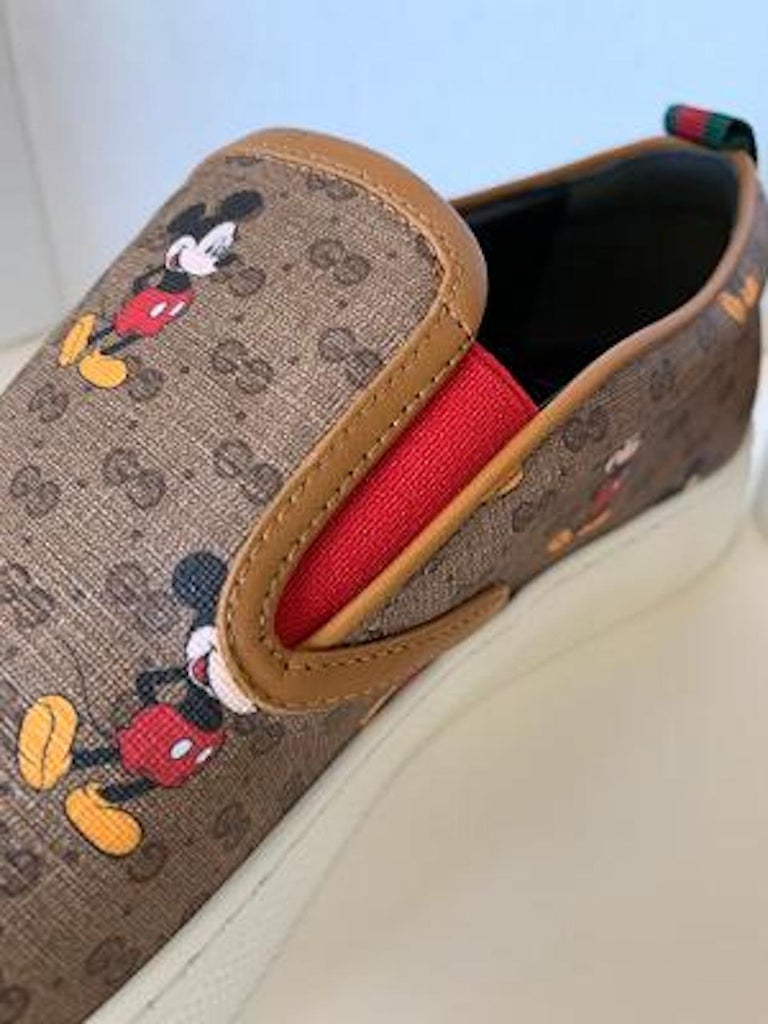 SOLD OUT Gucci Mickey Mouse Men's Size 10.5 Slipon