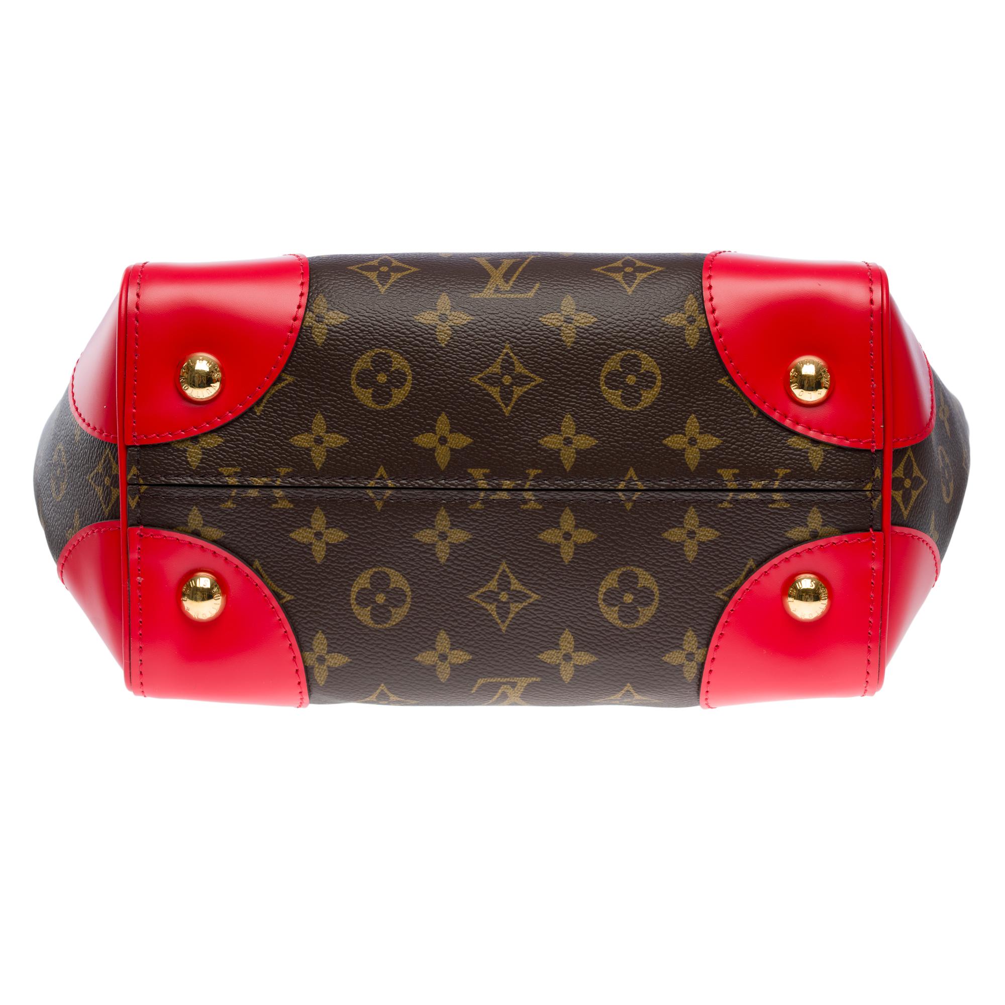 Ausverkauft Louis Vuitton Phenix Handtaschenriemen aus braunem Canvas, GHW im Angebot 6