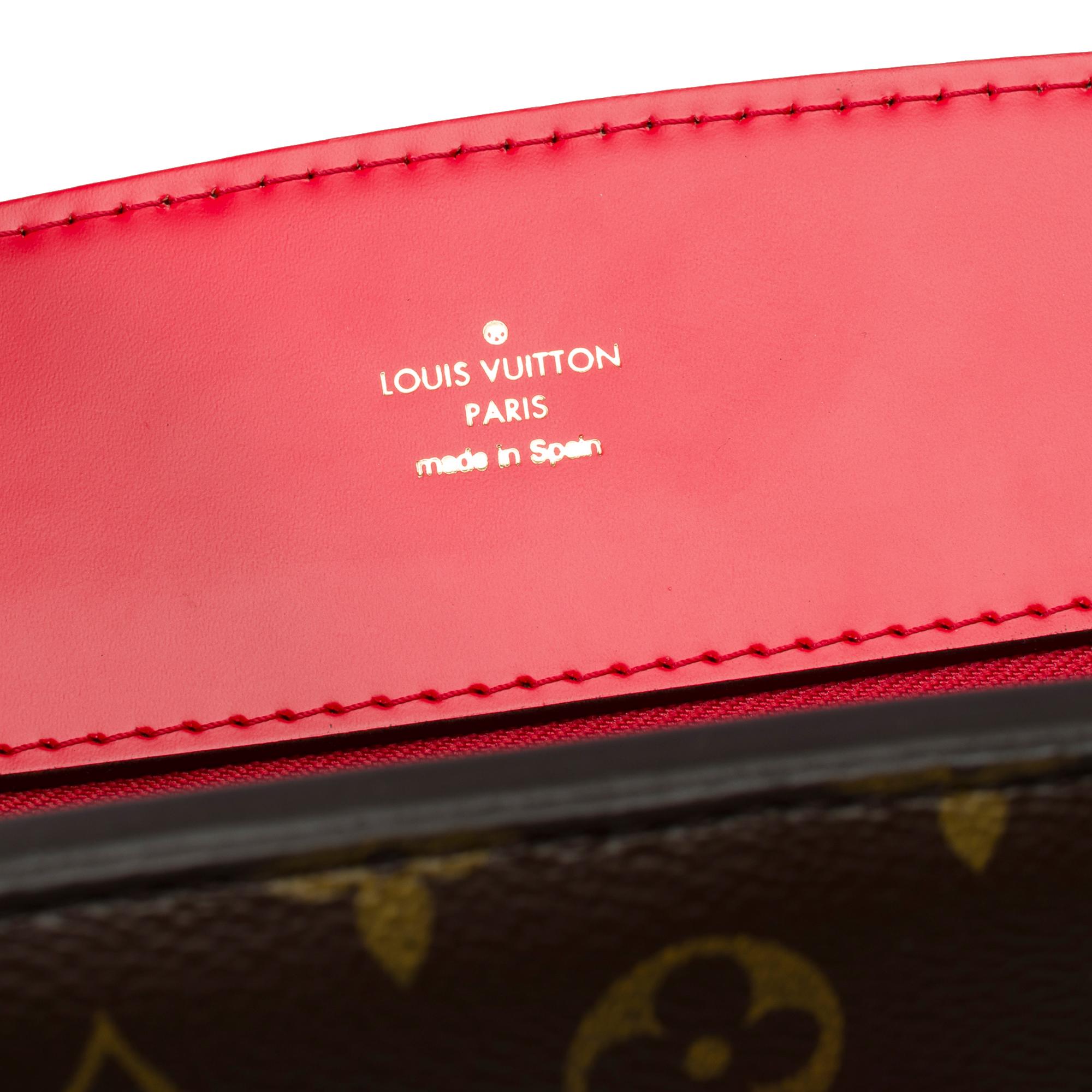 Ausverkauft Louis Vuitton Phenix Handtaschenriemen aus braunem Canvas, GHW im Angebot 2