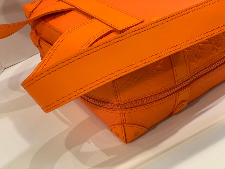 LOUIS VUITTON VIRGIL ABLOH TAURILLON ORANGE LEATHER BACKPACK LIMITED EDITION