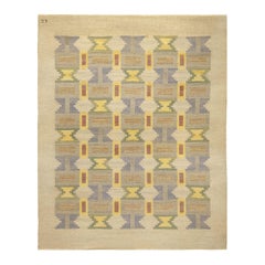 "Soldis" (Sun Haze) Vintage Swedish Flat-Weave Rug by Judith Johansson