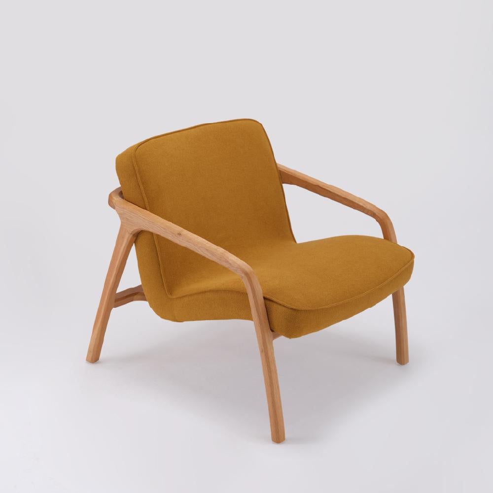 Sole Armchair, with its elegant oak frame and ergonomic seating, will make you feel wonderful. It’s versatile enough to be used in many corners of your living spaces. It will be with you during your most enjoyable moments and become the standout