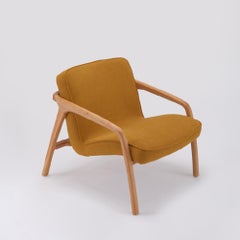 Poltrona Sole Mustard - Legno massiccio di Oak Wood