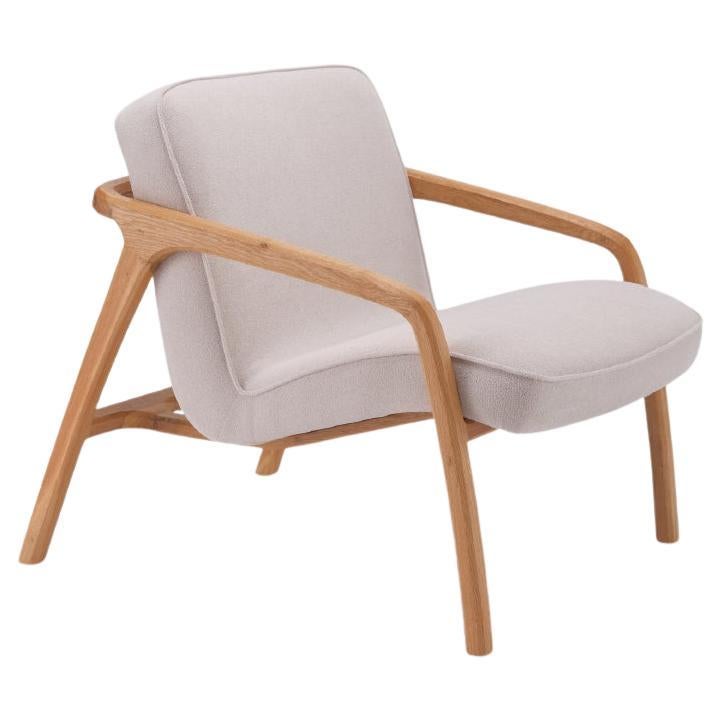 Sole Armchair White - Solid Oak Wood