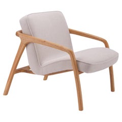 Sole Armchair White - Solid Oak Wood